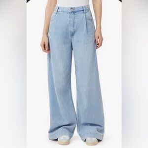 Scotch & Soda Blue Flare Wide leg Jeans